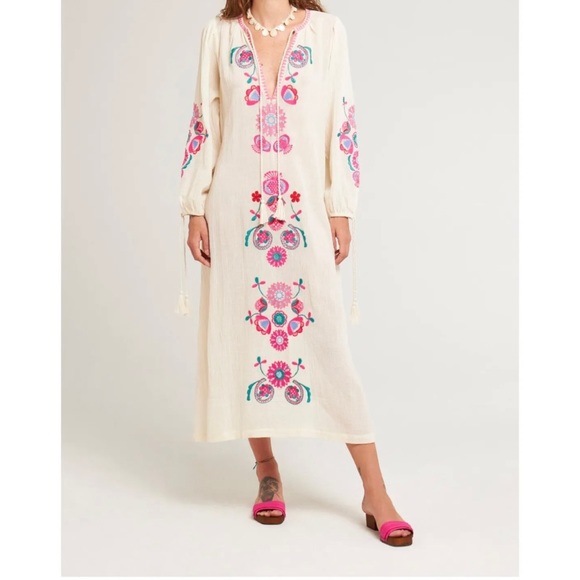 Anthropologie Antik Batik Magoo
Embroidered Dress Size xs/36 - Picture 7 of 10